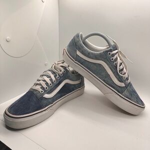 Vans Men's Classic Blue Canvas Sneakers